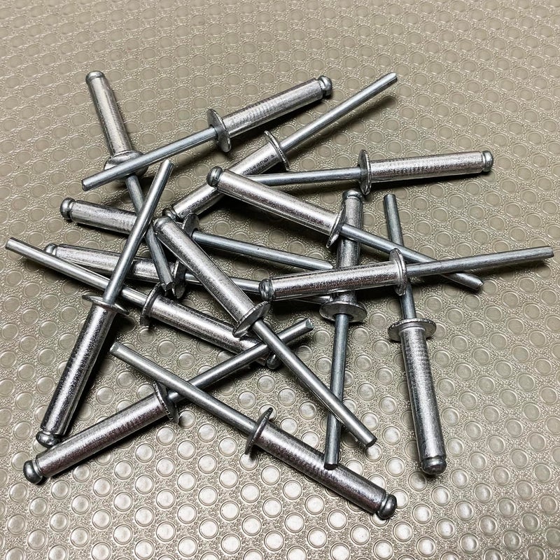 Maozaa 50 PCS 3/16"" x 1"" Aluminum Blind Rivets, 4.8 x 25mm Pop Rivets, Silver - Image 3